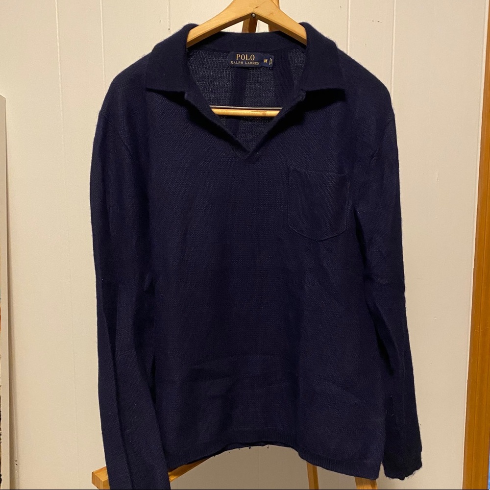 Ralph Lauren Cashmere Polo Sweater